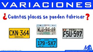 Variaciones Placas de un automóvil [upl. by Enilkcaj]