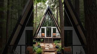 Modern Minimalist Forest House Tour A Dreamy Escape to Nature [upl. by Ahcim707]