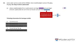 NOG uppgift 26 från högskoleprovet våren 2024 provpass 2 kvantitativ del [upl. by Eissim]