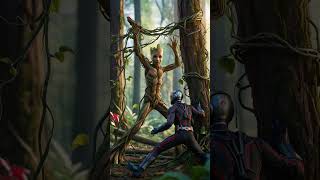 I am Groot with AntMan iamgroot groot marvel antman [upl. by Nylevol545]