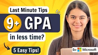 College Exams  How to get more GPA in less time  7 Last Min Tips [upl. by Akemot94]