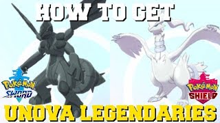 HOW TO GET ZEKROM amp RESHIRAM IN POKEMON SWORD AND SHIELD [upl. by Atirahs817]