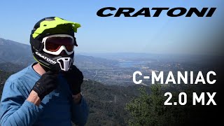 Bobby Root rides CManiac 20 MX  new endurodownhill reference fullface helmet by CRATONI [upl. by Russian]