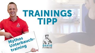 TrainingsTipp Mythos Unterbauchtraining [upl. by Hada481]