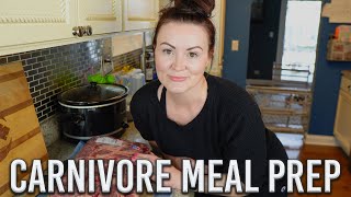 Carnivore Meal Prep PLUS Carnivore Ice Cream Recipe [upl. by Atir]