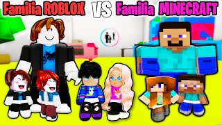 BEBELUSI Plushie ADOPTATI de Familia ROBLOX vs Familia MINECRAFT Roblox Brookhaven [upl. by Bel805]