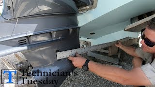 How To Mount An Outboard Motor Properly  Start to Finish [upl. by Brandise]