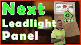 S01E41  Starting the leadlight panel for the front door  1880 House Renovation [upl. by Boorer]