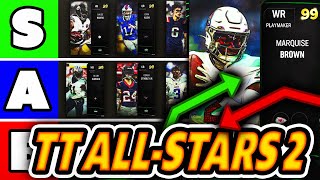 RANKING Every THEME TEAM ALLSTAR BEST CARDS TO UPGRADE in Madden NFL 24 Tier List [upl. by Aliban]