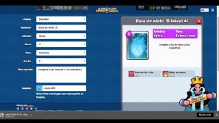 CREAR TUS PROPIAS CARTAS DE CLASH ROYALE Y USARLAS [upl. by Retep]