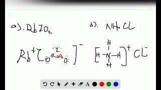 Each compound contains both ionic and covalent bonds Write ionic Lewis structures for each includi [upl. by Ailelc]