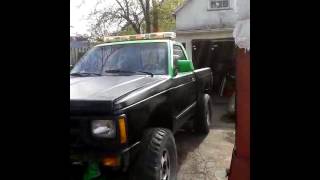 DampR prowler led lightbar install on lifted chev s10 [upl. by Uriah]