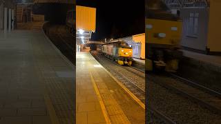 37601 Thrashes through Stamford working 5M57 Yarmouth to Leicester LIP [upl. by Kcirad407]