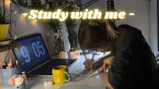 STUDY WİTH ME  Beraber çalışalım no music real time [upl. by Lisabeth]