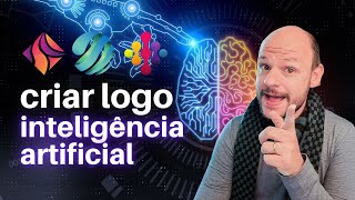 Como Criar um logo rápido e simples com Inteligência Artificial [upl. by Nailuj]