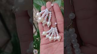 DIY jhumka earrings 😱viralshort shortsvideo [upl. by Ahsiekim]