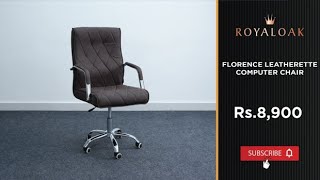 Royaloak  Florence Leatherette Computer Chair [upl. by Trillby236]