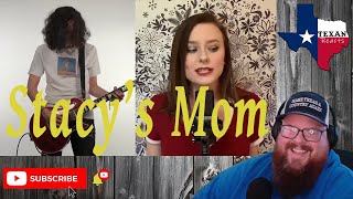 First To Eleven  Stacys Mom Fountains of Wayne Cover  Texan Reacts [upl. by Notled]