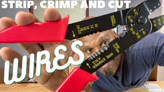 HOW TO STRIP CRIMP AND CUT THOSE WIRES [upl. by Lua]