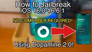 How to Jailbreak iOS 1601661 with Dopamine 20 A12A16M1M2 NO PC ALL DEVICES [upl. by Noinatrad346]