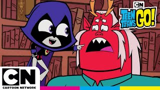 What Is Trigon Scared Of  Teen Titans Go  cartoonnetworkuk [upl. by Ymmik]