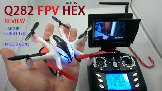 WLTOYS Q282G FPV Micro Hexacopter Drone Review Setup Flight Test Pros amp Cons [upl. by Nomled]