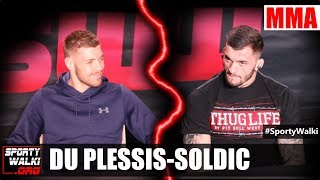 Wojna na słowa Roberto Soldic vs Dricus Du Plessis [upl. by Pall]