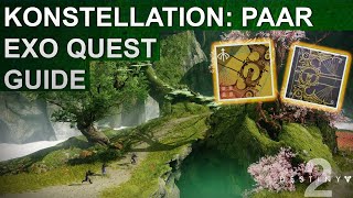 Destiny 2 Konstellation Paar Exo Quest Guide  Wunschwache Katalysator Guide [upl. by Shanna]