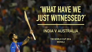 Kohli v Australia He likes a fight he likes a scrap  ICC Mens T20 World Cup 2016 [upl. by Chee]