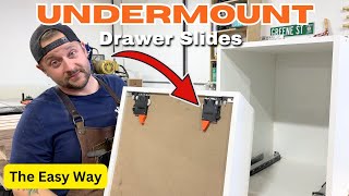 How to Fit Drawers and Install Undermount Drawer Slides  The Easy Way [upl. by Glen]