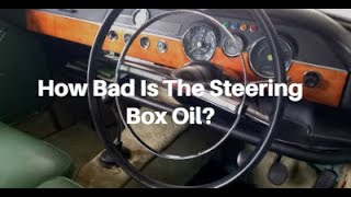 Changing the steering box oil on the Hillman Superminx How bad is it [upl. by Solrac]