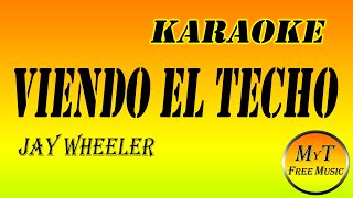 Jay Wheeler  Viendo El Techo  Karaoke  Instrumental  Lyrics  Letra [upl. by Arekat692]