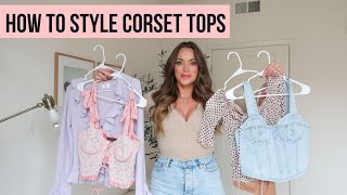 How to Style Corset Tops  corset top outfits [upl. by Billie]