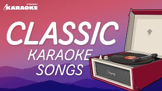 CLASSIC KARAOKE HITS WITH LYRICS FEAT OASIS MADONNA amp MORE [upl. by Jaine]