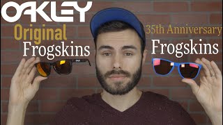 Oakley Original Frogskins vs 35th Anniversary Frogskins [upl. by Odilo618]