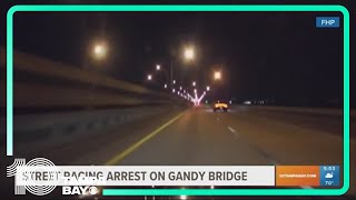 Man arrested after going over 100 mph while racing teen on Gandy Bridge [upl. by Neb]