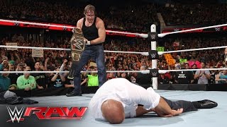 Dean Ambrose vs Bray Wyatt Raw March 7 2016 [upl. by Suoivatnom]