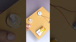 How to make electric bell from dc motor and 9 v battery [upl. by Mailiw775]