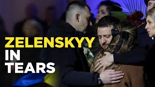 Kyiv Helicopter Crash Live  Zelenskyy Honours Top Ukrainian Officials Killed In Helicopter Crash [upl. by Ihp]