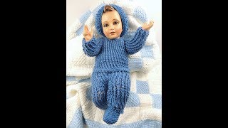 Crochet Traje Niño Jesús Chaqueta [upl. by Yule]