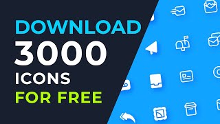 Download 3000 Vector Icons for FREE [upl. by Rodd]