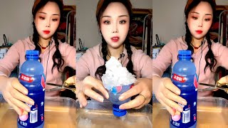 ASMR WATER BOTTLE ICE  SLUSH ICE  WHITE ICE [upl. by Tiff]