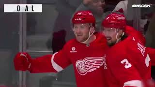 Red Wings Scores Two Goals In 25 Seconds Against New Jersey [upl. by Mahla]