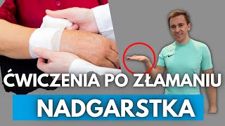 ĆWICZENIA PO ZŁAMANIU NADGARSTKA Łukasz Kot Fizjoidea [upl. by Luapnhoj81]