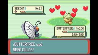 POKEMON EMERALD  BUTTERFREE  BESO DULCE  SWEET KISS [upl. by Nika]