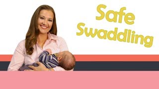 SAFE SWADDLING  Baby Care with Jenni June [upl. by Hanavas]