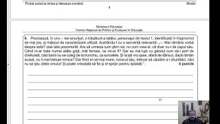 Rezolvare model oficial Evaluare Națională 2025 limba și literatura română [upl. by Aleel]