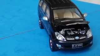 Custom Toyota Innova 2003 Black DieCast Car Rims 143 [upl. by Melody240]