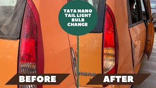 Tata Nano Tail Light not Working  Rat Cut Tail Light Wire [upl. by Lanie]