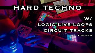 hard techno jam  logic live loops  circuit tracks [upl. by Olaznog]